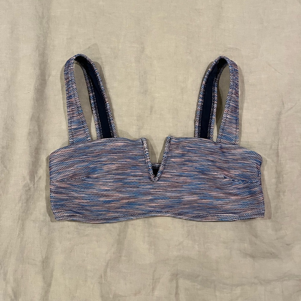 Aerie textured bikini top